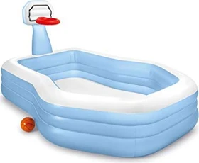 Intex Swim Center Shootin'Hoops Family Planschbecken rechteckig 257x188x130cm