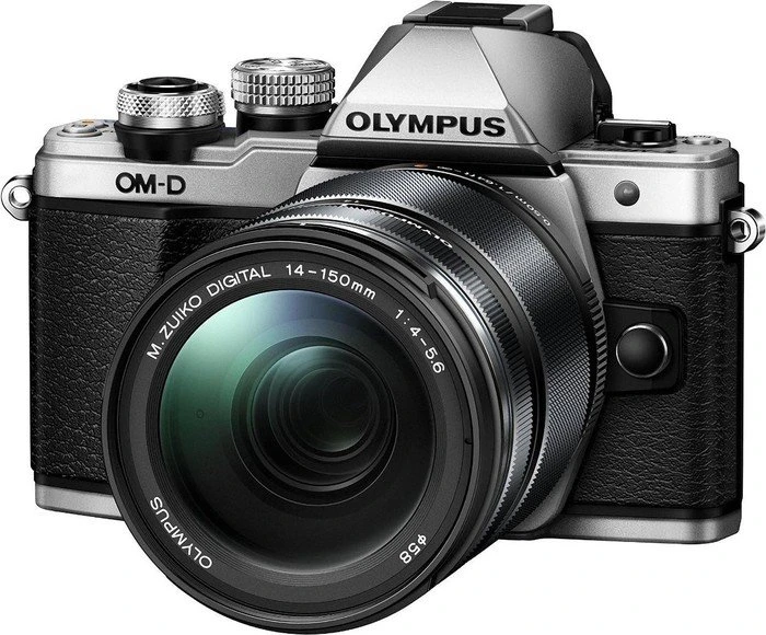 Olympus OM-D E-M10 Mark II silber mit Objektiv M.Zuiko digital ED 14-150mm 4.0-5.6 II