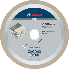 Bosch Professional Best for Ceramic Diamanttrennscheibe, 180x2.2x25.4mm, 1 Stück