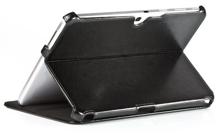 Stilgut UltraSlim Case/Stand für Samsung Galaxy Tab 3 10.1 schwarz/vintage