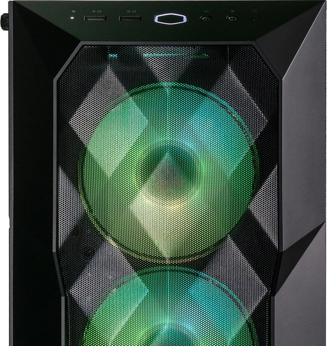 Cooler Master MasterBox TD500 Mesh ARGB, schwarz, ohne RGB-Controller, Glasfenster