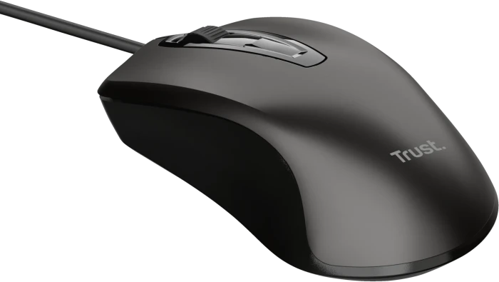 Trust Wired Optical Mouse schwarz, USB