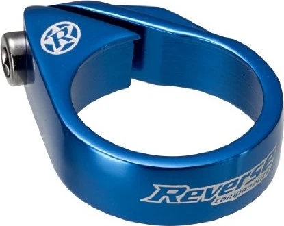 Reverse Bolt 34.9mm Sattelklemme blau