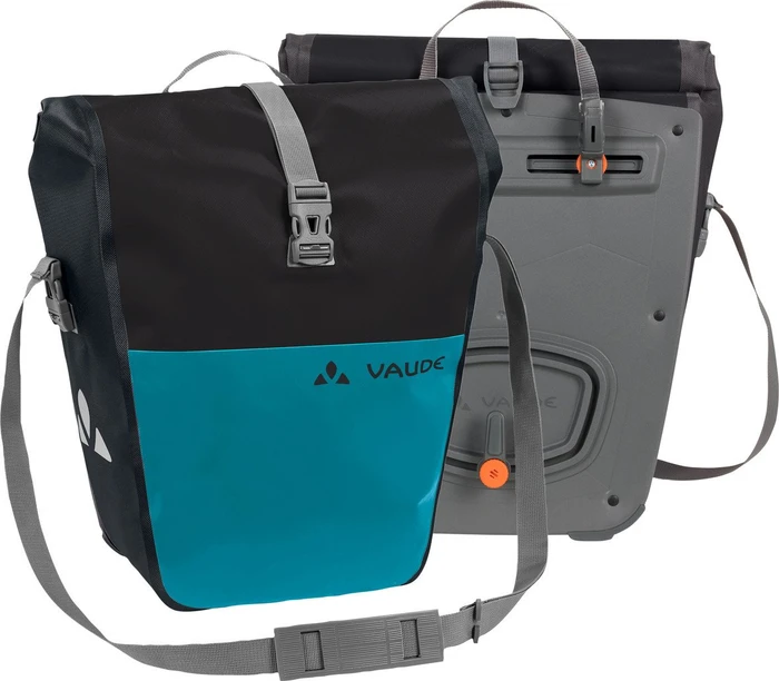 Vaude Aqua Back Color Doppeltasche Gepäcktasche black/alpine lake