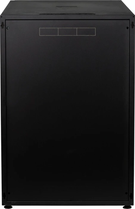 EFB Elektronik OFFICE 19" Netzwerkschrank 18HE, vormontiert, eigenbelüftet, Sicherheitsglastür, IP20, RAL 9005, 800mm tief
