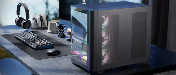 AeroCool P500C Evo Black, Glasfenster