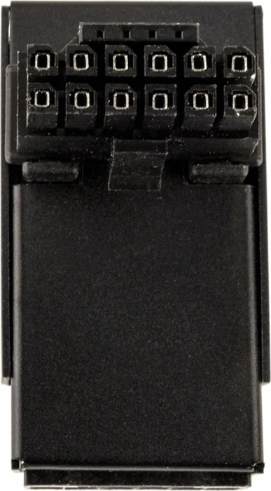 Kolink Core Pro 12V-2x6 Winkeladapter 90°, Typ 1, Sense-Pins an der Oberseite, schwarz