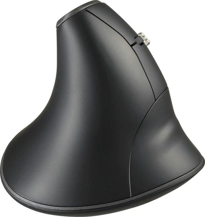 ISY IEM-4000 Ergonomische Dual-Mode Pro Maus, schwarz/grau, USB/Bluetooth