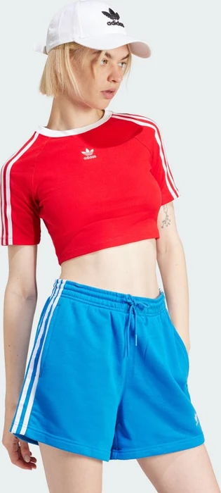 adidas 3-Streifen Baby T-Shirt kurzarm better scarlet (Damen)