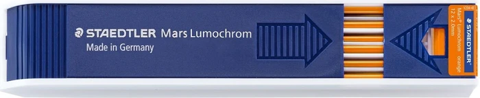 Staedtler Mars Lumochrom 204 Fallmine HB 2.0mm orange, 12er-Pack