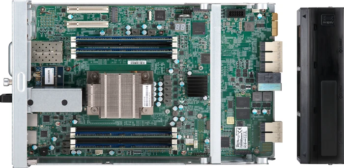 QNAP ES1686dc-2142IT-128G, 64GB RAM reg ECC, 4x SFP+ 10Gb/s, 3x RJ-45 1000Base-T, 3HE