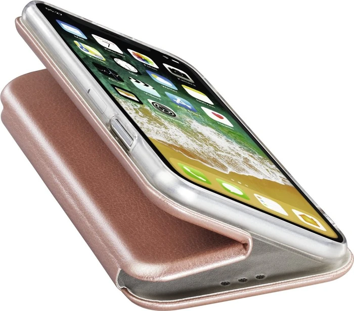 Hama Booklet Curve für Apple iPhone X rosegold