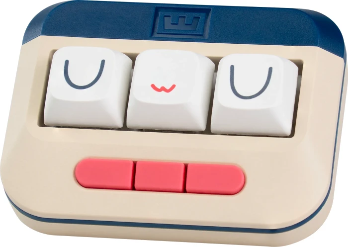 Wooting UwU - 6-Key analog/digital programmable Keypad, beige, Lekker V2 L45 Linear, USB-A