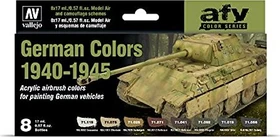 Vallejo Model Air German Colors 1940-1945 Farbset, 8-tlg.