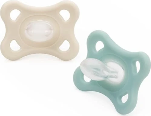 MAM Comfort Silikon Schnuller, 2-6M, 2er-Pack