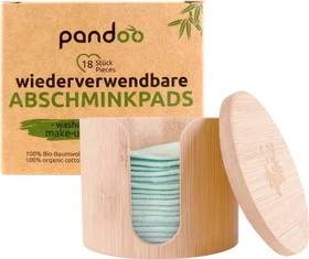 Pandoo Wiederverwendbare Abschminkpads, 18 Stück