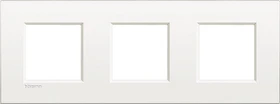 Bticino LivingLightAIR Abdeckrahmen Europe 3fach 2+2+2 Module, pure white