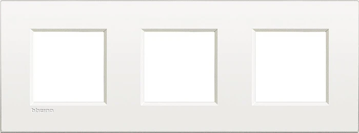 Bticino LivingLightAIR Abdeckrahmen Europe 3fach 2+2+2 Module, pure white