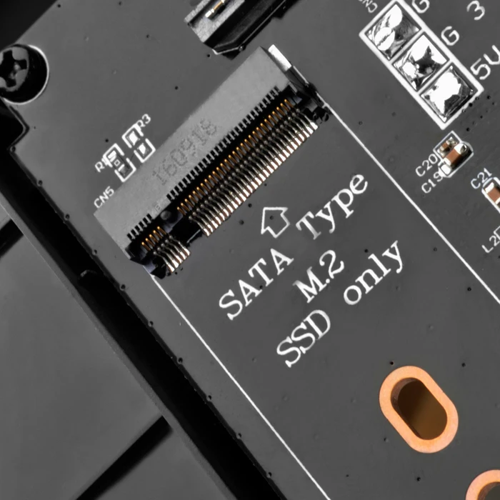 SilverStone ODD-Adapter, für 12.7mm Einschub, 2x USB-A 3.0