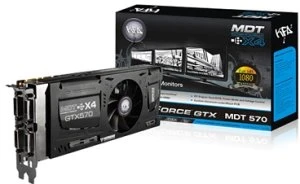 KFA2 MDT X4 GeForce GTX 570, 1.25GB GDDR5, 4x DVI, Mini HDMI