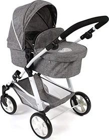 Bayer Chic 2000 Nele 2in1 Kombipuppenwagen Jeans grau