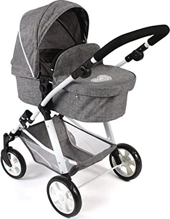Bayer Chic 2000 Nele 2in1 Kombipuppenwagen Jeans grau