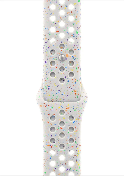 Apple Nike Sportarmband S/M für Apple Watch 45mm Pure Platinum
