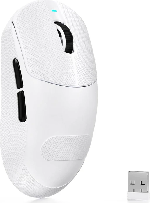 Attack Shark X8 SE Tri-mode Wireless Gaming Mouse, weiß, inkl. Grip Tape, USB/Bluetooth