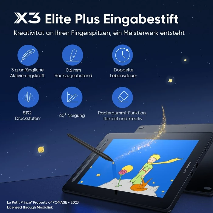 XP-Pen Artist 16 (2. Generation), Der kleine Prinz Version
