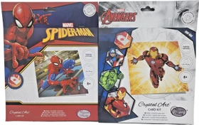 Craft Buddy Crystal Art Card Kit Spider-Man