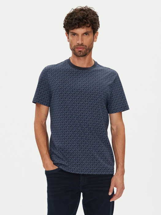 Michael Kors Logo T-Shirt kurzarm midnight (Herren)