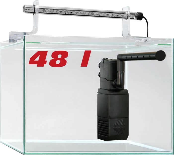 sera Scaper Cube 48 Starterset, Aquarium-Set, 48l