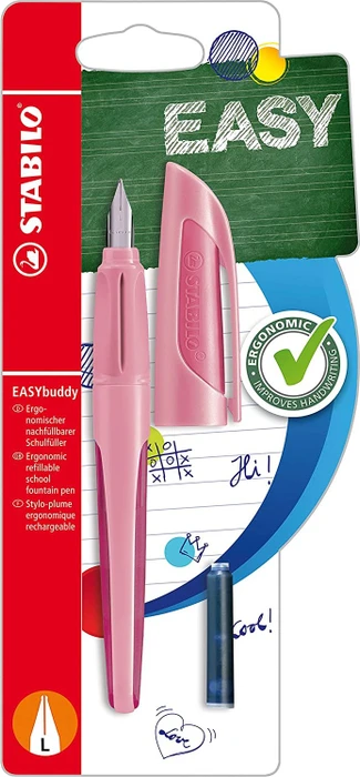 STABILO EASYbuddy Pastel rosiges rouge, linke Hand, Blister