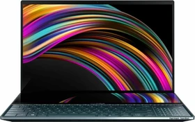 ASUS ZenBook Pro Duo UX581LV-H2014R, Celestial Blue, Core i9-10980HK, 32GB RAM, 1TB SSD, GeForce RTX 2060, DE (90NB0RQ1-M00320)