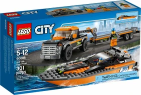 LEGO City Starke Fahrzeuge - Allradfahrzeug mit Powerboot