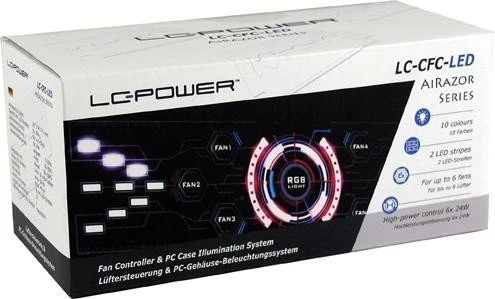 LC-Power LC-CFC-LED, Lüftersteuerung, 6-Kanal