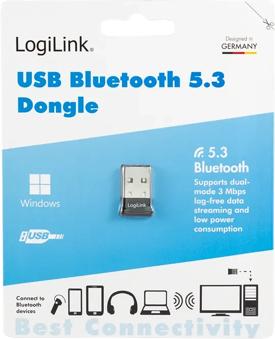 LogiLink Bluetooth 5.3 Adapter, USB-A 3.0 [Stecker]