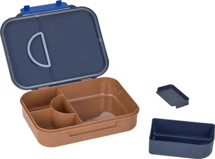 Lässig Bento Brotdose Little Gang Smiley blau