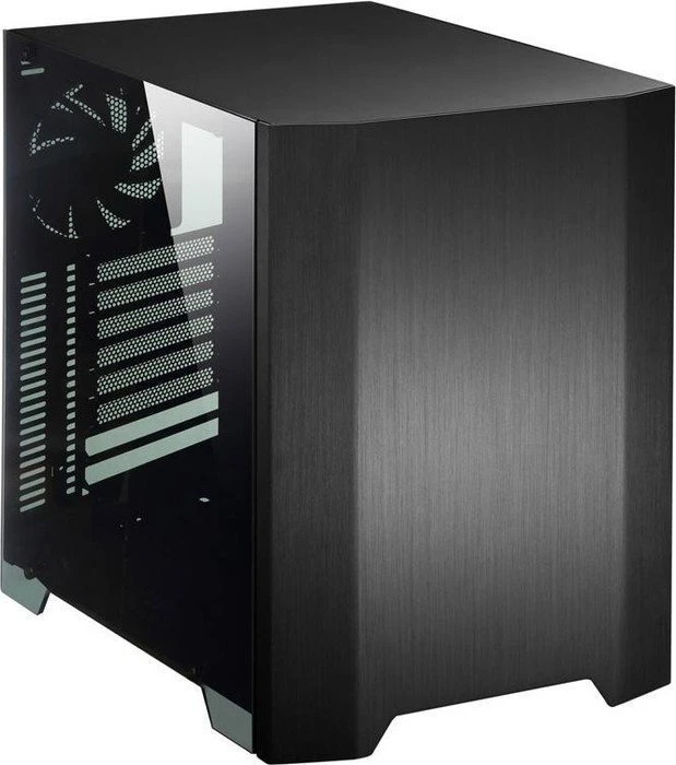 Jonsbo W2 schwarz, Glasfenster