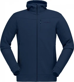 Norrøna falketind warmwool2 Stretch Zip Hood Funktionsjacke indigo night blue (Herren)