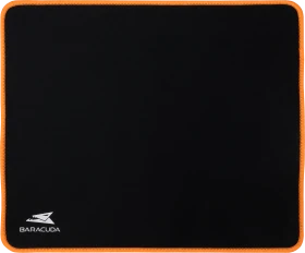 Baracuda WALRUS-M Gaming Mousepad, 300x250mm, schwarz/orange