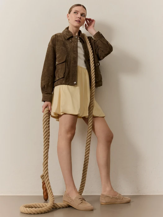 Tamaris Ledermoccassin beige (Damen)