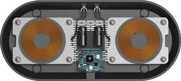 Hama kabelloses Ladegerät QI-FC10 Duo schwarz