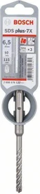 Bosch Professional SDS-plus-7X Hammerbohrer, 6.5x50x115mm, 1 Stück