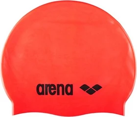 Arena Classic Silikon Badekappe fluored/black