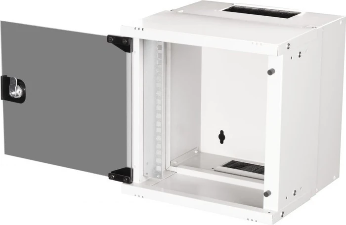 Equip Eco Mount 10" Wandgehäuse 6HE, Flatpack, Sicherheitsglastür, IP20, RAL 7035, 300mm tief