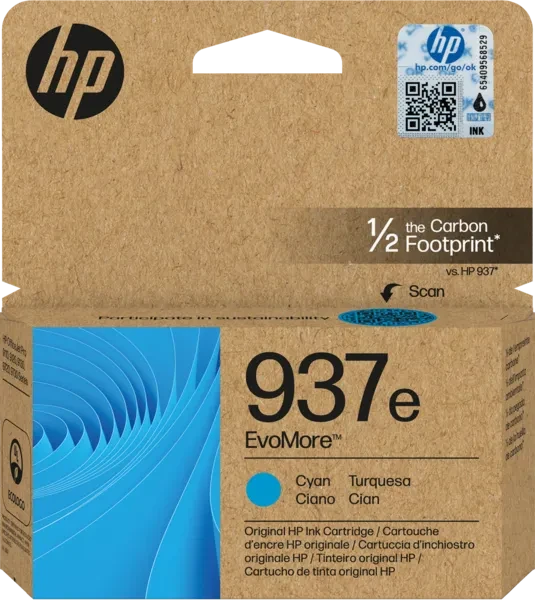 HP 4S6W6NE Nr. 937 XL EvoMehr Cyan, 1650 Seiten, 1 Stück