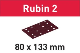 Festool STF 80X133 P80 RU2/50 Rubin 2 Schleifblatt K80, 80x133mm, 50 Stück