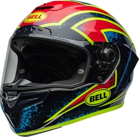 Bell Race Star DLX Flex Xenon schwarz/rot/gelb/blau