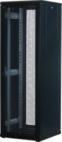 Rockstable 19" Serverschrank 37HE, Gitternetztür, IP2X, schwarz, 600mm tief